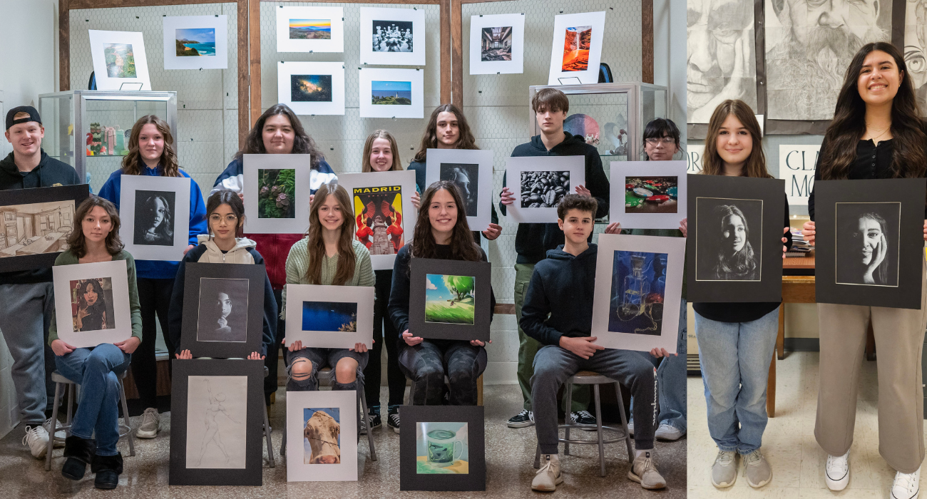 New Hartford students earn top honors in regional art competition New
