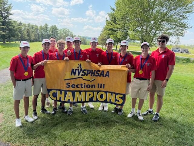 New Hartford Boys Golf captures BACK-TO-BACK Section III Championships!